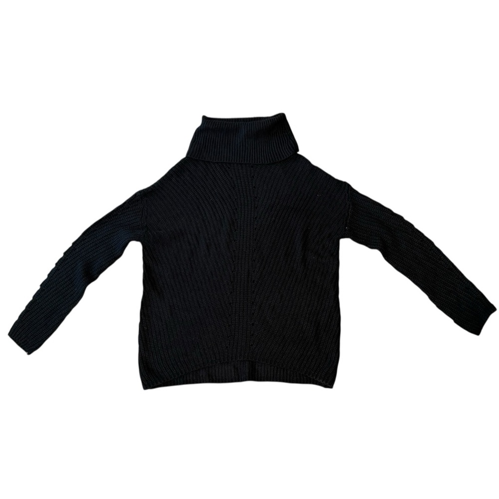 Love Ryan Black Turtle Neck Pullover Sweater